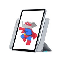 코끼리리빙 분리원형자석 A타입 태블릿PC 케이스, 그레이