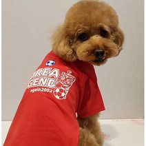 에이미러브즈펫 반려동물 월드컵 응원 티셔츠 한국, 레드