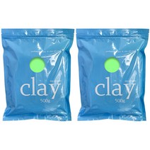전문가용 클레이 2p, 연한연두, 500g