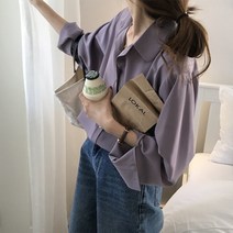 블랙스완 여성용 카라 긴팔 셔츠