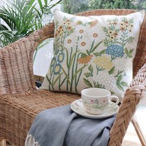 레인보우하우스 플라워 가든 쿠션커버