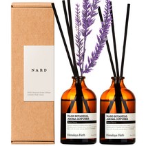 부케가르니 나드 보타니컬 아로마 디퓨저 100ml x 2p + 라벤더, 블랙체리