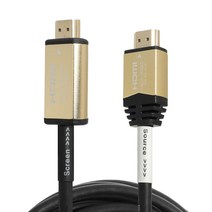 도프 골드메탈 4K HDMI V2.0 IC칩셋 장거리 모니터케이블, 1개, 20m