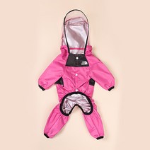 에이홉 반려동물 전신 바람막이, 01 핑크