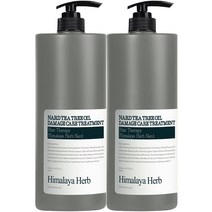 부케가르니 나드 티트리 오일 데미지 케어 트리트먼트, 1500ml, 2개