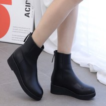 보가 오린 앵클부츠 5cm 3094