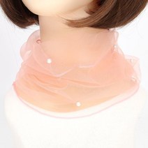 와이에스 메쉬 레이스 쉬폰 스카프