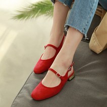 마크모크 차차 플랫 슬링백 2.5cm