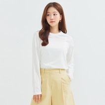 로엠 여성용 베이직 R넥 티셔츠
