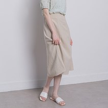 ABON 여성용 linen long skirt W327