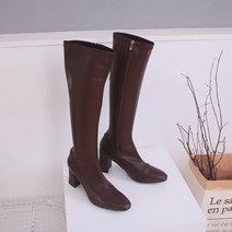 플랙슈 여성 펌프스 스판 롱부츠 8cm ss_2004