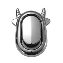 차량용 인테리어 황소 후크, 블랙, 1개