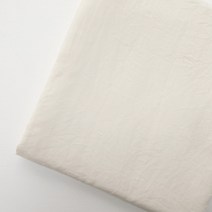코튼빌 대폭 워싱 세미 마이크로화이바 디망쉬 침구 원단, 02 아이보리