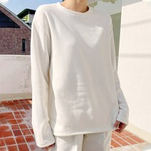 오키 여성용 몽글 라운드 티셔츠