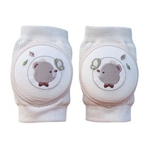 베베쿵짝 유아용 자수 오가닉 이중쿠션 무릎 보호대 양쪽 세트, 베리, 1세트