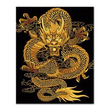 아디코 DIY 페인팅 일러스트 명화그리기 40 x 50 cm, 골드드래곤(PEE39)