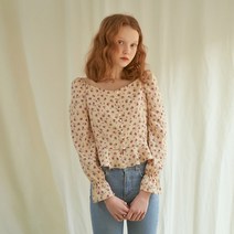 레터프롬문 시그니처 튤립 블라우스