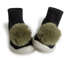 꼴레지앙 아동용 삭스 슈즈 뉴폼폼 카키 939D