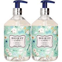 부케가르니 바디워시 소프트코튼, 520ml, 2개
