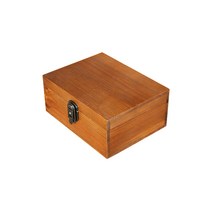 에버하우스 앤틱우드 다용도 자물쇠보관함 FREE 10.6 x 24.6 x 19.4 cm, 베이직