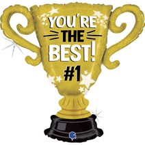 그라보벌룬 유아더베스트 트로피 은박풍선, 골드, 1개