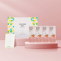 루킨 건강 루틴 딸기퐁당 배도라지 농축액 선물세트, 혼합맛(딸기/배/도라지), 1세트, 21ml