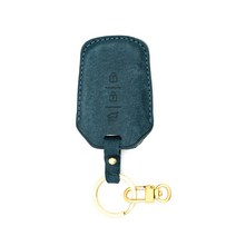 차모아 가죽 스마트키케이스 렉스턴W 코란도C 코란도스포츠, 딥네이비+18K사틴, MW105