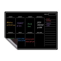 리치덕 위클리 자석 메모시트 블랙