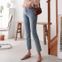 수비진 여성용 슬림 일자 청바지 SP161
