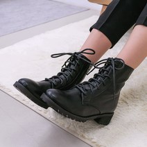 플랙슈 여성용 레이스업 워커 4cm SL_2225