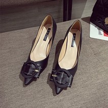 C벨트 버클 포인트 스틸레토 사계절 하이힐 펌프스힐 7cm