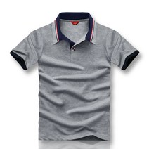 블루포스 남성용 코이직 무지 반팔 카라 티셔츠