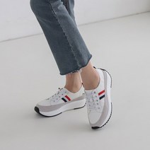 코나블루 여성용 가죽 키높이 스니커즈 4cm DT3185