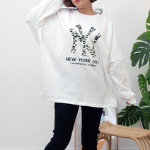 후니네 뉴요피 빅사이즈 임산부 기모 티셔츠
