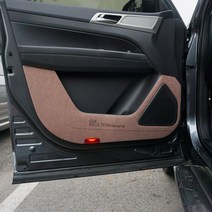 바이블오토 차량용 스크래치 방지 도어커버, 렉스턴 스포츠 18년형~, 브라운, 쌍용