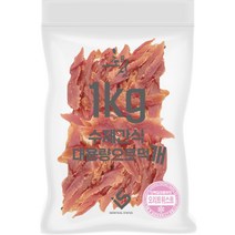 초심 강아지 대용량 실속형 수제간식 1kg, 1개, 오리트위스트
