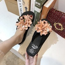 뮤베아 플라워 통굽 비치 쪼리 슬리퍼 WS250