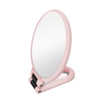 코쿼드 양면 화장 탁상거울 5배, 핑크