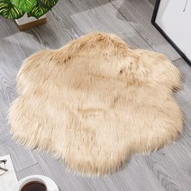 퓨어 퍼 플라워 러그
