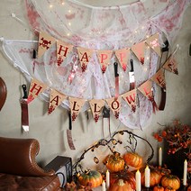 파티해 해피할로윈 호러 거적때기 장식 세트, 혼합색상, 1세트