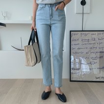 린다샵 여성용 이디고 연청 슬림일자 청바지 PT8004K17