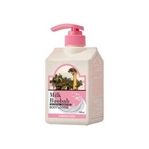 밀크바오밥 대용량 바디로션 다마스크 로즈향, 500ml, 1개