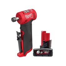 밀워키 12V FUEL 직각 다이 그라인더 M12 FDGA-0 + 12V 6.0Ah 리튬이온 배터리 M12 B6, 1세트