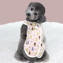 닥터블랭크 반려동물 블랭크도그 숲속패턴 면 조끼, PINK