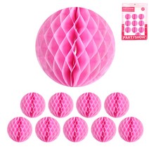 파티쇼 파티허니컴볼 10p, 핑크