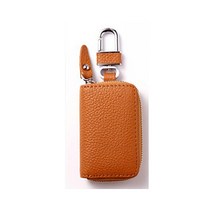 지디컴퍼니 가죽 원톤 파우치, 브라운