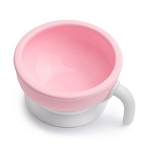 모니 뚜껑 손잡이 이유식기 150ml, 핑크, 1개