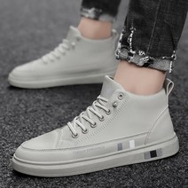 어클락 남성용 딘더 깔끔 하이탑 스니커즈 JNH188