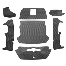 SS원단 트렁크매트 풀세트, 블랙, 현대 그랜저 가솔린, 현대