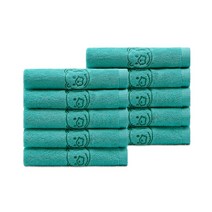 메종드코튼 베어 세면 프리미엄 타올 150g 30수 코마사, 팝민트, 10개